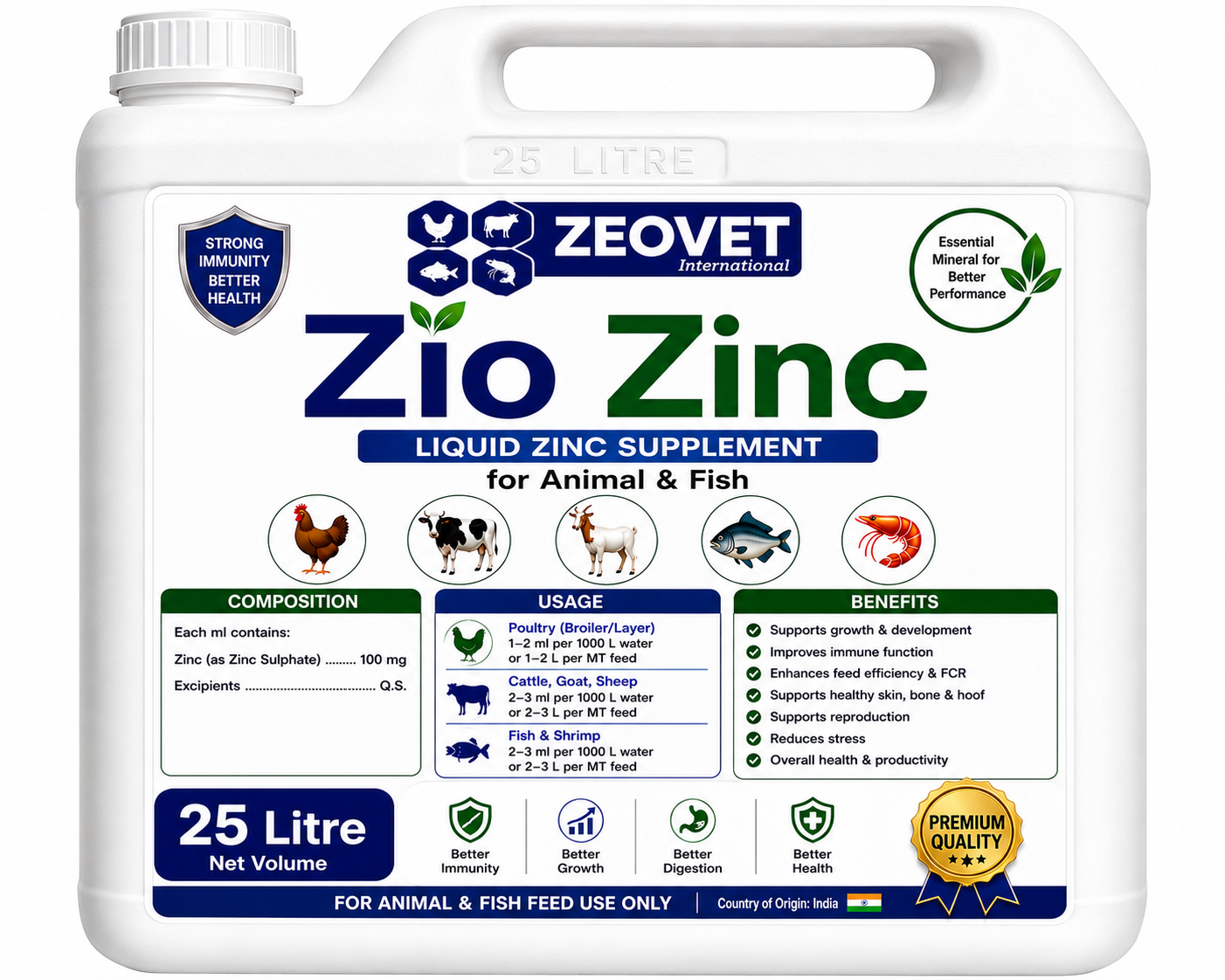 Zio Zinc 25 Litre