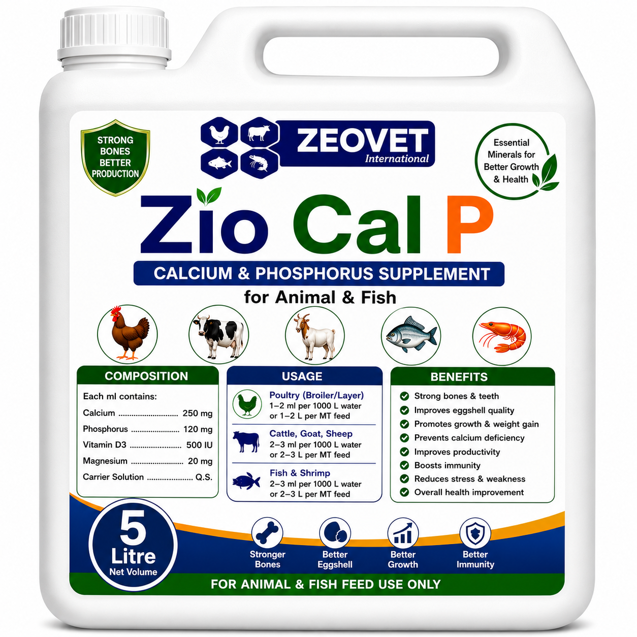 Zio Cal P 5 Litre